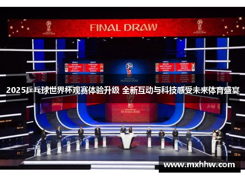 2025乒乓球世界杯观赛体验升级 全新互动与科技感受未来体育盛宴
