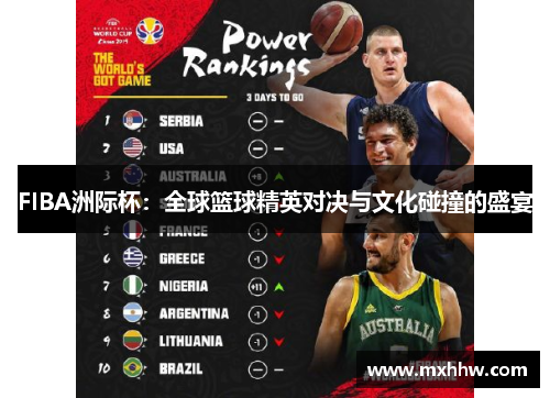 FIBA洲际杯：全球篮球精英对决与文化碰撞的盛宴
